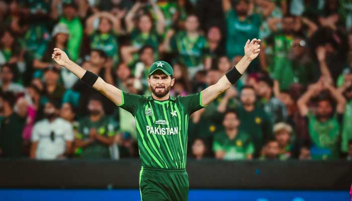 Shaheen Shah Afridi photographed during T20 World Cup in Australia. — Twitter/@iShaheenAfridi