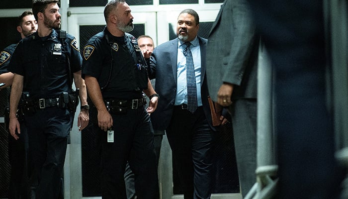 Manhattan District Attorney Alvin Bragg exits the courtroom at the Manhattan Criminal Courthouse following the guilty verdict in Trump Organizations criminal tax trial, in New York City, U.S., December 6, 2022. —Reuters