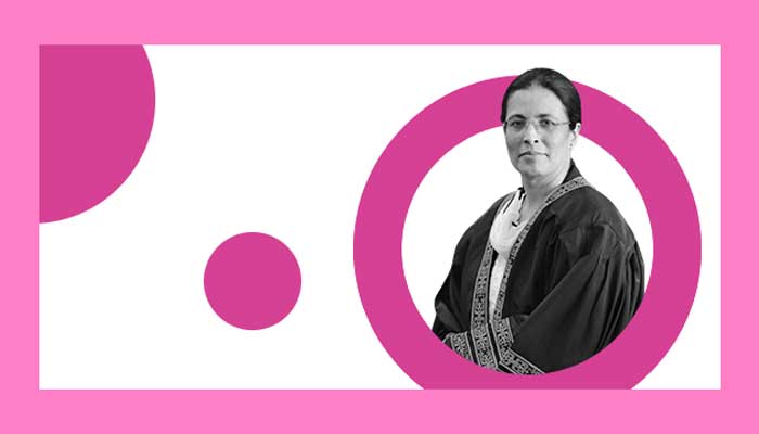 Supreme Court of Pakistans first female judge Justice Ayesha A. Malik. — BBC