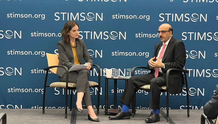 Ambassador to the United States Masood Khan in an interview. Geo News