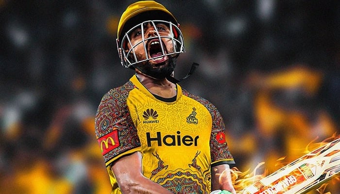 Pakistani batting ace Babar Azam. — Twitter/PeshawarZalmi