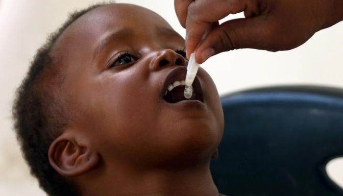A child receives a cholera vaccination at a clinic in Harare, Zimbabwe, October 4, 2018.— Reuters