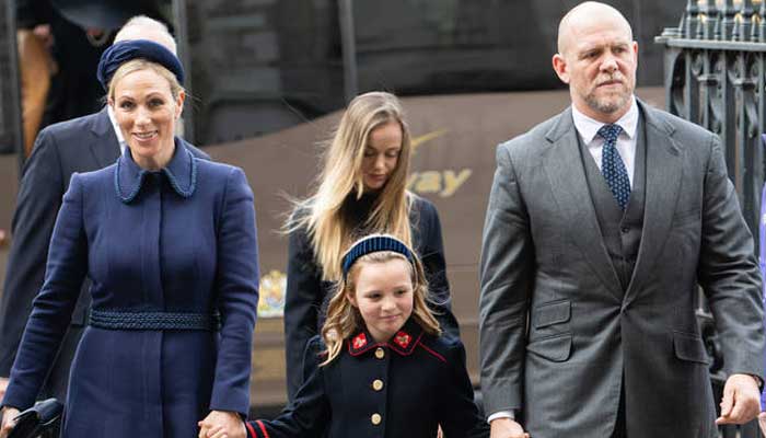 Mike Tindalls daughter Mia reminds fans of late Queen as she enjoys horse race