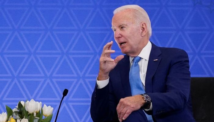 US President Joe Biden speaks during a bilateral meeting with Canadian Prime Minister Justin Trudeau at the North American Leaders Summit in Mexico City, Mexico, January 10, 2023.— Reuters