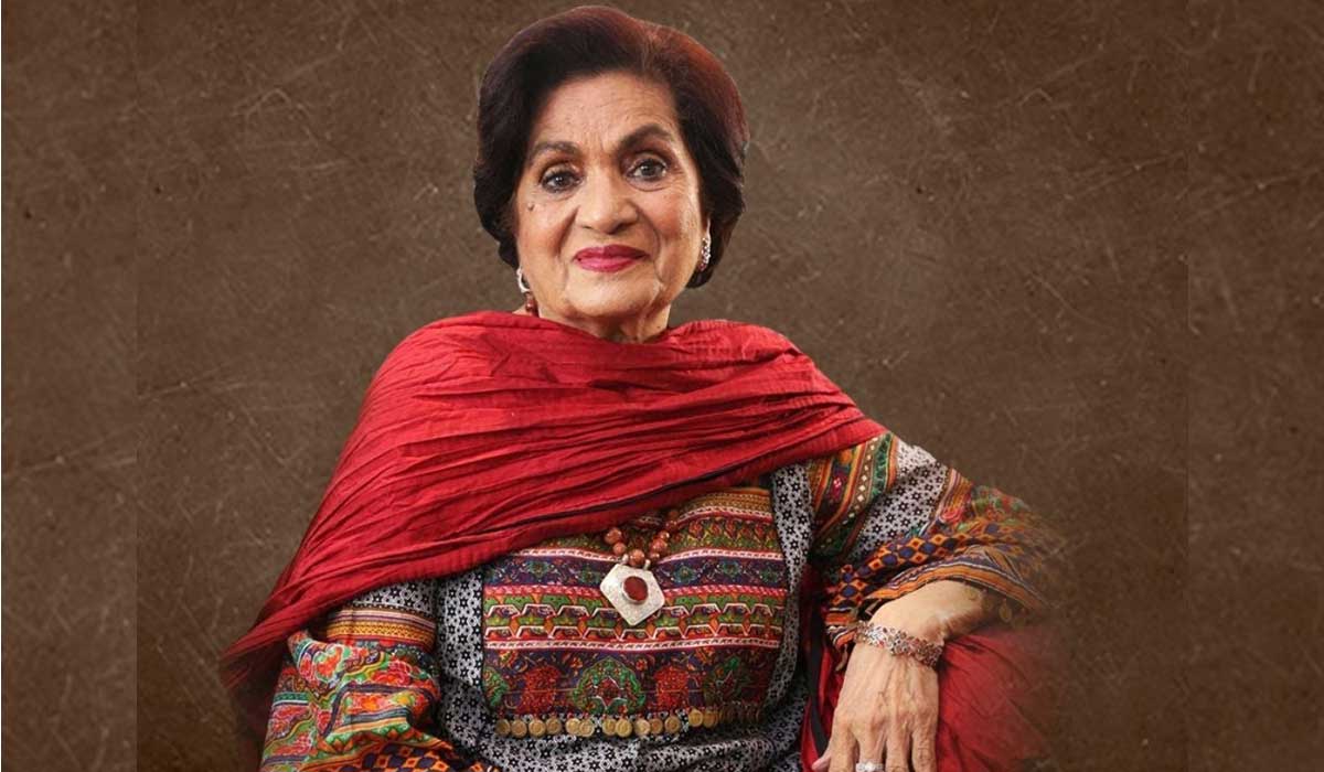Portrait of Pakistani playwright Haseena Moin. — Instagram/@therealmarinakhan