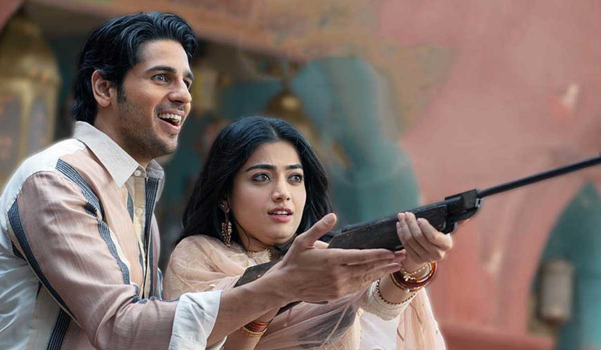 Scene from the film with actors Sidharth Malhotra and Rashmika Mandanna. — Screengrab via YouTube/Netflix India