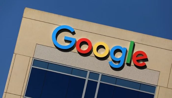 The Google logo is pictured atop an office building in Irvine, California, U.S. August 7, 2017. Reuters