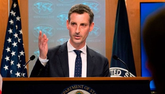 United States State Department spokesperson Ned Price responds to a question during a press briefing. — APP/File.