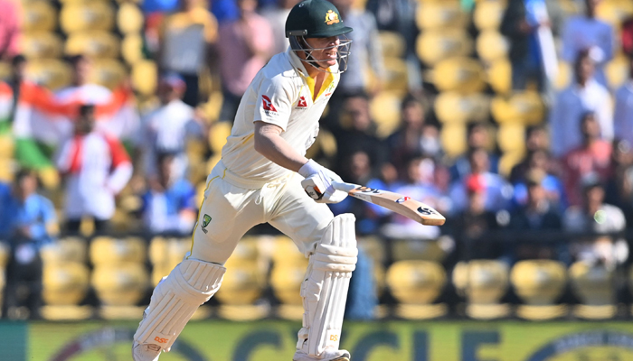 Australias David Warner runs between the wickets during the first day of the first Test cricket match between India and Australia at the Vidarbha Cricket Association (VCA) Stadium in Nagpur on February 9, 2023. — AFP