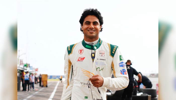 British Pakistani formula racer Enaam Ahmed. — Photo by author