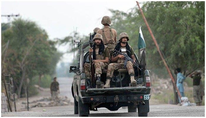 An undated image of security forces patrolling. — AFP/File