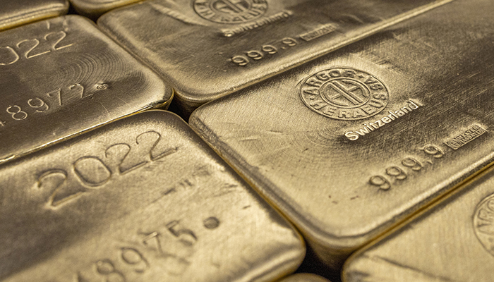 Gold bars are pictured at the plant of gold and silver refiner and bar manufacturer Argor-Heraeus in Mendrisio, Switzerland, July 13, 2022. — Reuters