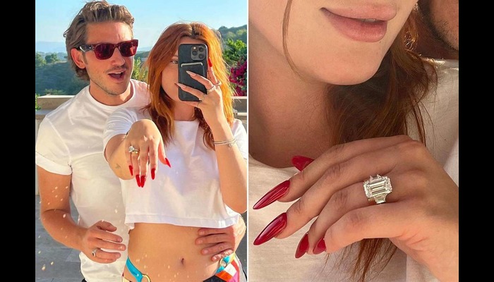 Its official! Bella Thorne gets engaged to boyfriend Mark Emms