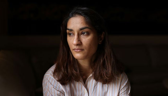 Indian wrestler Vinesh Phogat poses for a picture, after an interview with Reuters, at her residence in Sonipat, the northern state of Haryana, India, June 10, 2023.—Reuters