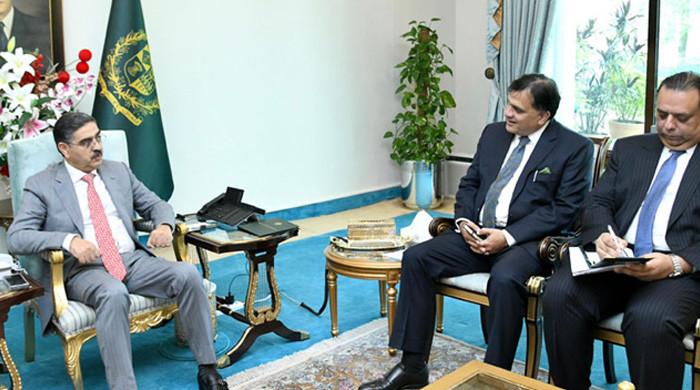 Pakistan’s UK envoy calls on PM Kakar after meeting Nawaz Sharif in London