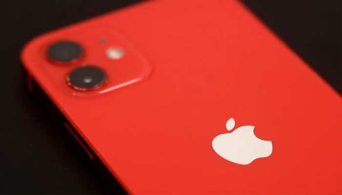 An Apple iPhone 12 is pictured in a mobile phone store in Nantes, France, September 13, 2023.—Reuters