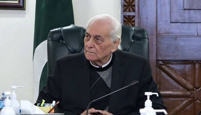 Caretaker Chief Minister Khyber Pakhtunkhwa Muhammad Azam Khan. — X/@zarrar_11PK
