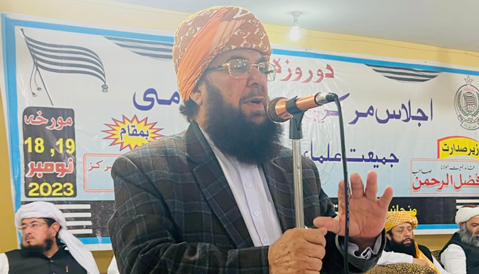 JUI-F Secretary General Maulana Abdul Ghafoor Haideri. — X/@juipakofficial