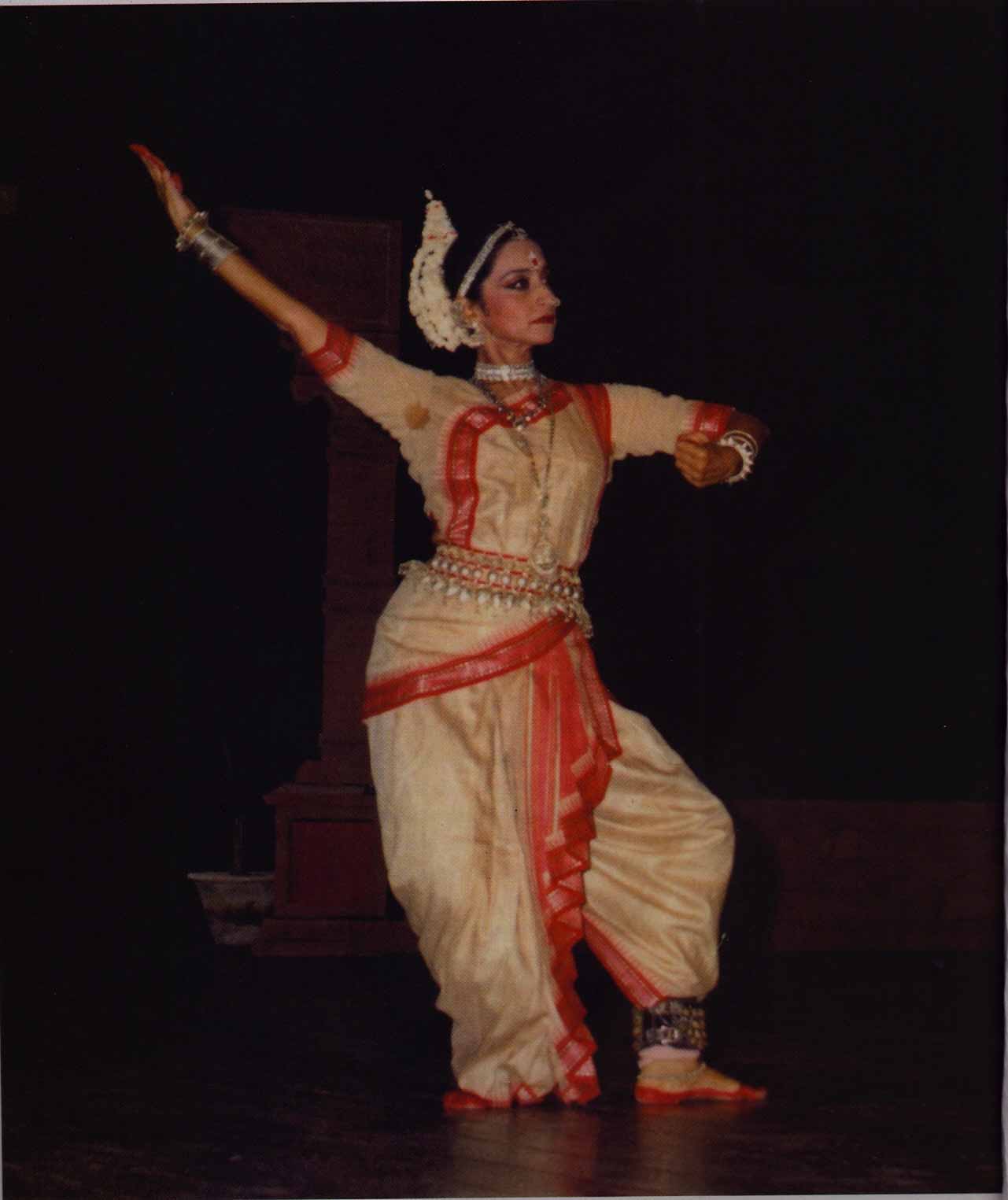 Sheema Kermani performs Indian classical dance steps in this photo from her archives. — Photo provided by Sheema Kermani