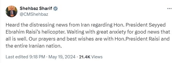 Irans President Raisi feared dead as rescue officials locate helicopter crash site