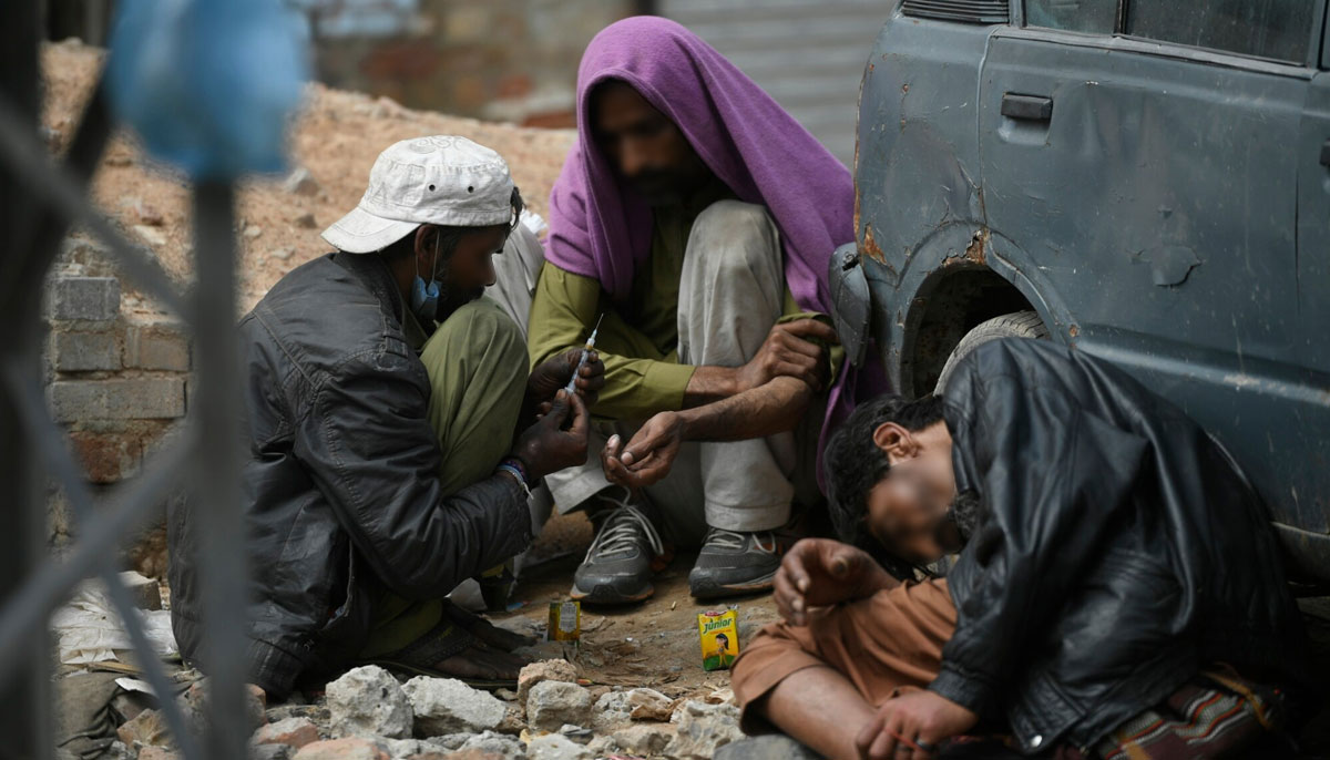 A citys underbelly: Where despair and addiction collide