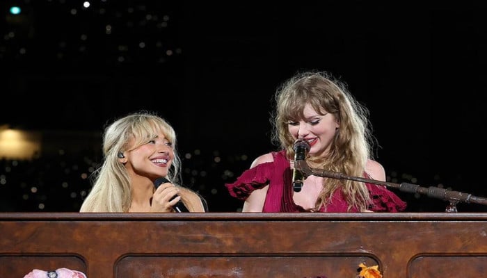 Taylor Swift cheers the summer success of Sabrina Carpenter