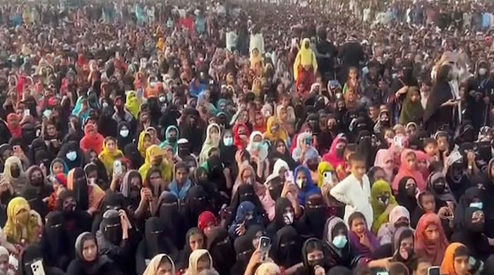 Baloch Yakjehti Committee sit-in enters 3rd day; traffic blocked on National Highway