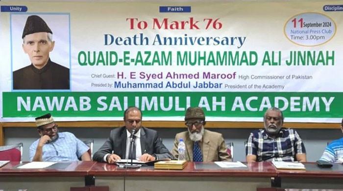 In a first, Quaid-i-Azam's death anniversary commemorated in Bangladesh