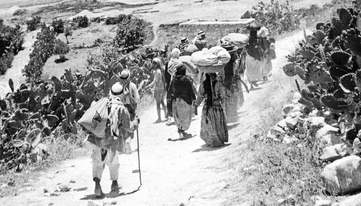 Palestinian are being forcibly expelled from their homeland by Zionist militia in 1948. — AFP/File