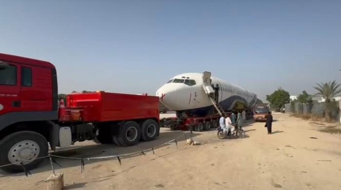 In a first, passenger jet takes road from Karachi to Hyderabad