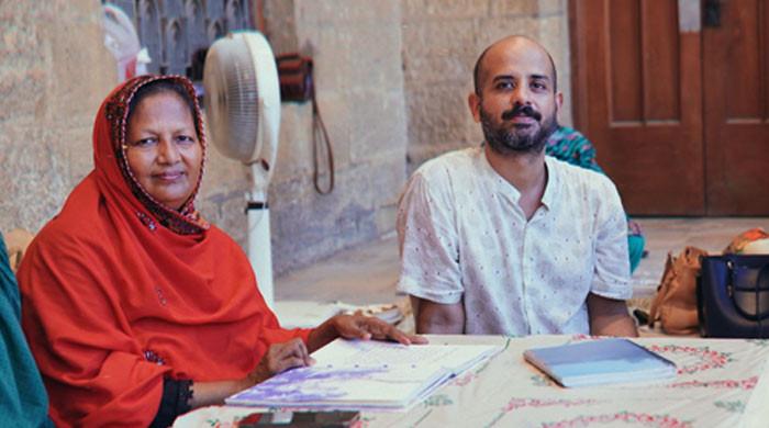 A fisherman's daughter brings community's climate change struggle down to fine art