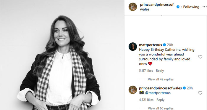 Kate Middleton photographer breaks silence on her birthday picture