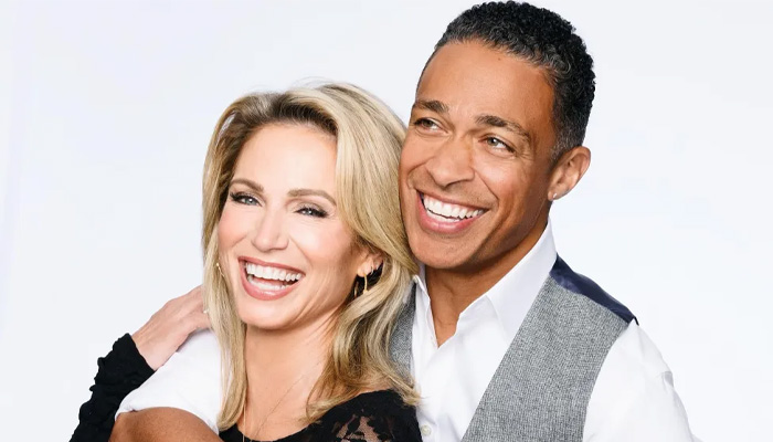 T.J. Holmes, Amy Robach react to David Muirs appearance amid L.A. wildfires coverage