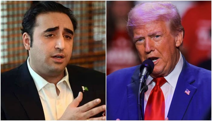 PPP Chairman Bilawal Bhutto-Zardari (left) and US President-elect Donald Trump. — AFP/Reuters/File