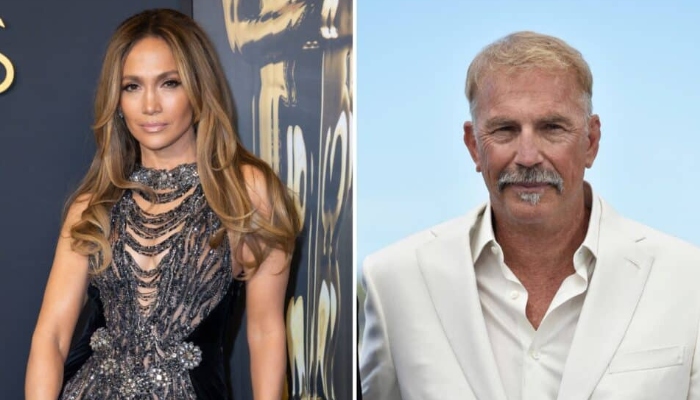 Photo:  Kevin Costner, Jennifer Lopez titled super fun match by pals: Source