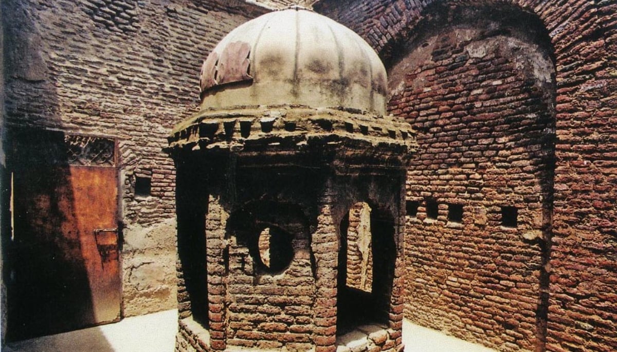 Temple of Loh situated inside the Alamgiri Gate in Lahore is an ancient temple. — Walled City of Lahore Authority