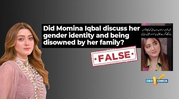 Fact-check: Claim about Momina Iqbal's gender identity and family is false