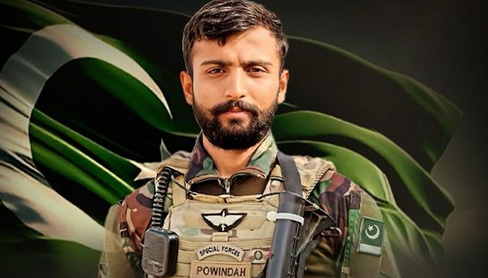 Martyred army officer, Captain Hasnain Akhtar. — ISPR/File