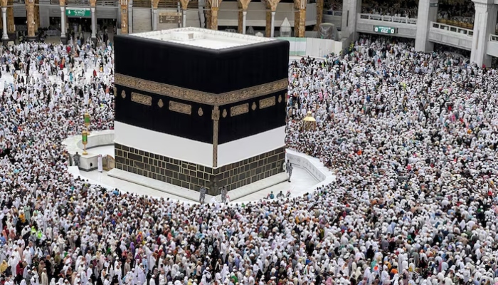 Muslim pilgrims circle the Kaaba as they pray at the Grand Mosque, during the annual Hajj pilgrimage in the holy city of Makkah, Saudi Arabia on July 12, 2022. — Reuters