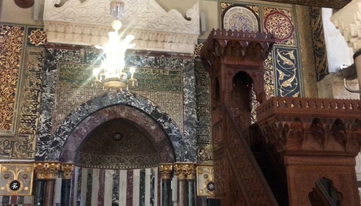 The Minbar (Pulpit) of Salahuddin Ayyubi. The historic pulpit commissioned by Salahuddin Ayyubi after recapturing Jerusalem — a symbol of Islamic legacy and victory. — Reporter