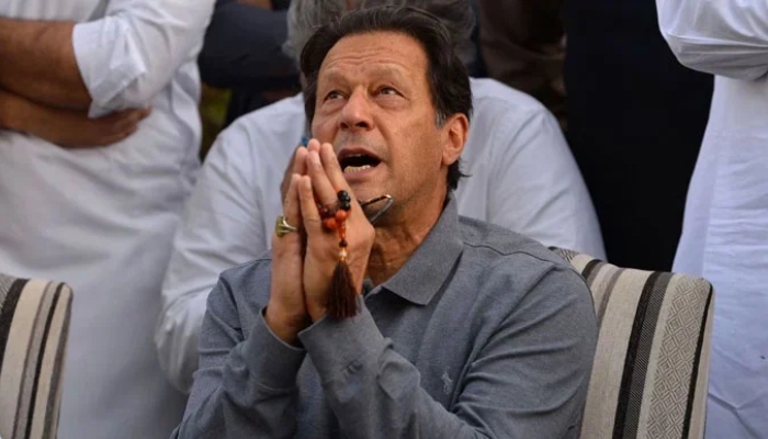 An undated image of PTI founder Imran Khan. — AFP/File