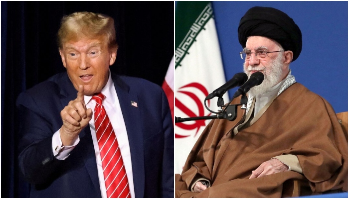 This combination of images shows US President Donald Trump (left) and Irans supreme leader Ayatollah Ali Khamenei. — Reuters/File