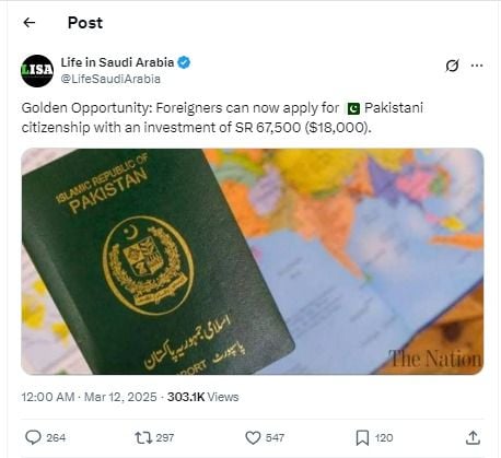 Fact-check: Not all foreigners can obtain Pakistani citizenship by investing Rs5m