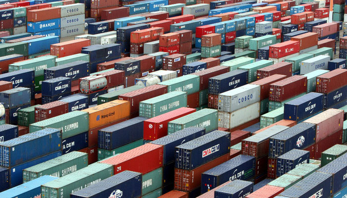 A representational image showing containers at a port. — Reuters/File