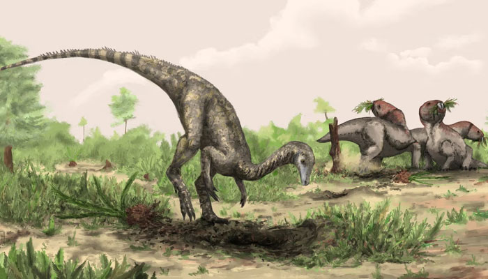 A representational illustration shows dinosaurs. — Reuters/File