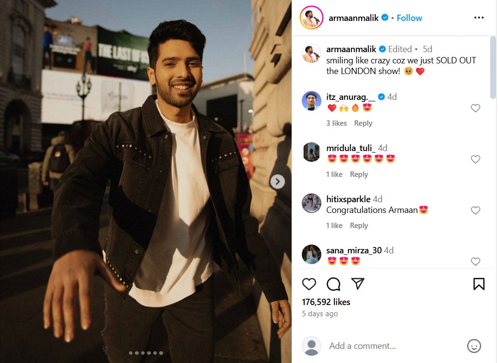 Armaan Malik weighs in on his incredible UK experience after eight year hiatus