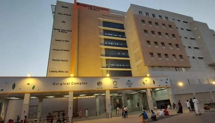 Surgical complex of Jinnah Postgraduate Medical Centre (JPMC). — Facebook/PSFJPMC/File