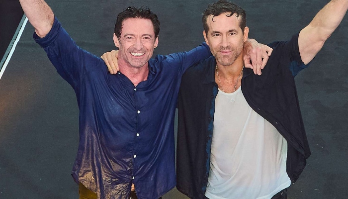 Photo: Hugh Jackman takes jibes at Ryan Reynolds: One little gripe