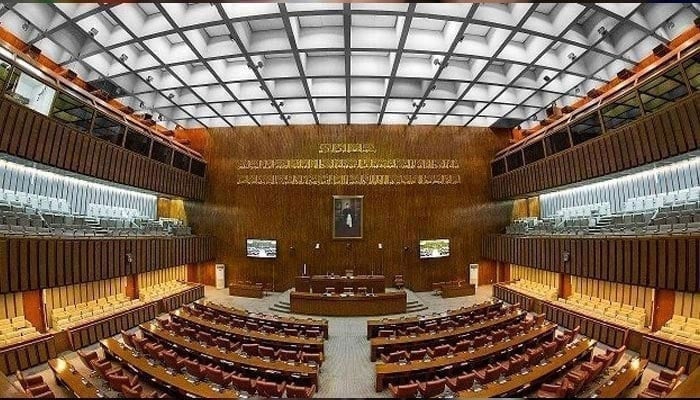 An undated image of the Senate of Pakistan hall. — Facebook@Pakistansenate/File