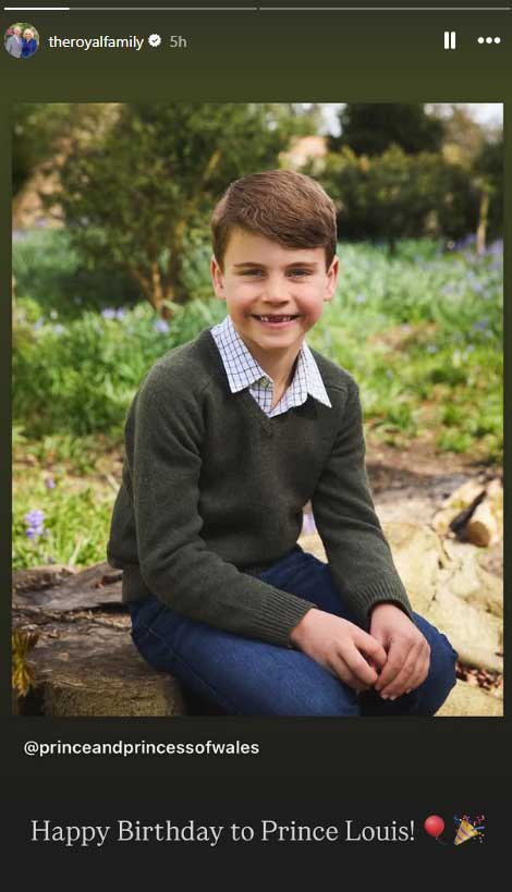 King Charles birthday message for Prince Louis raises questions